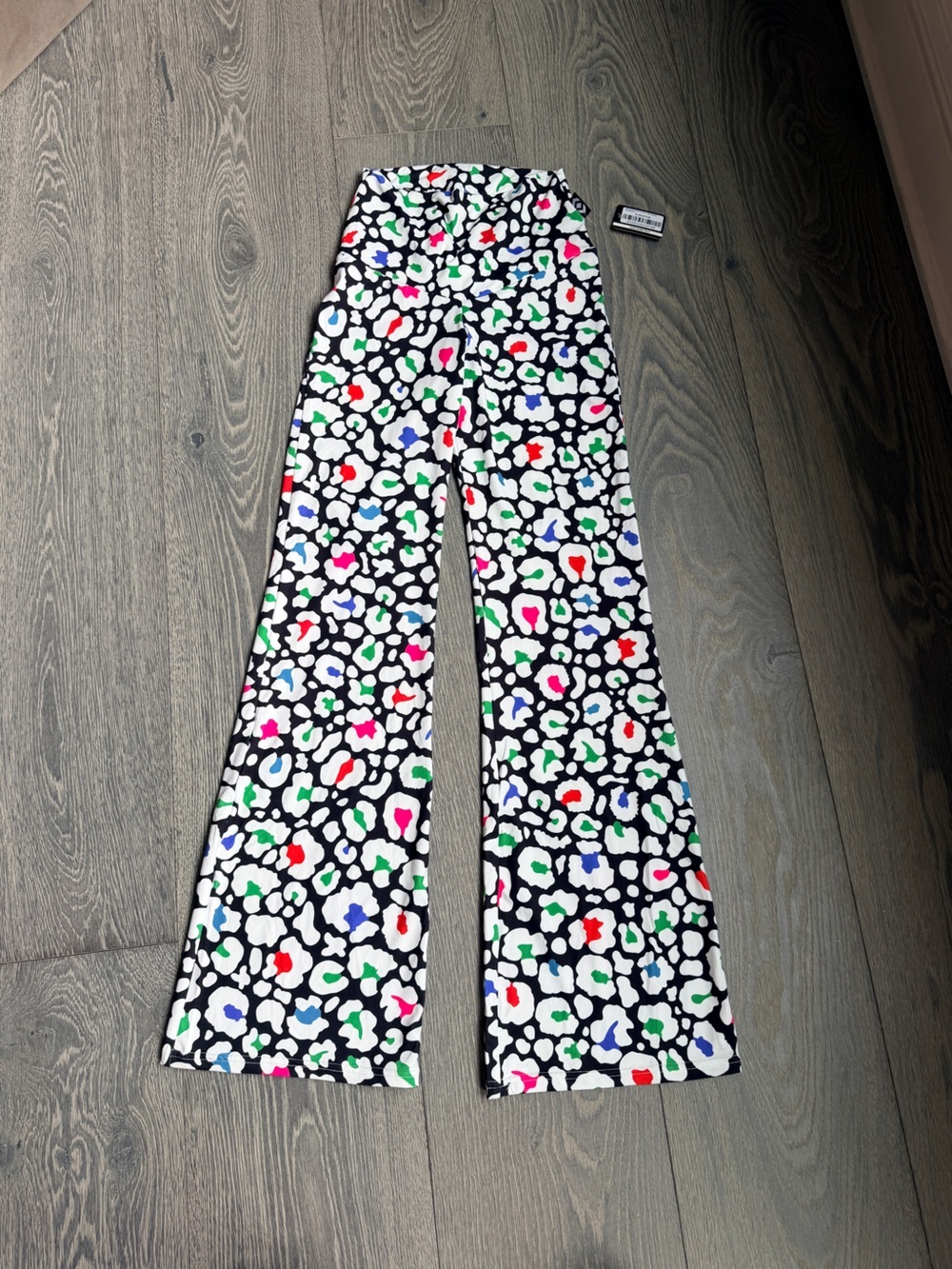 Exotica Mixed Signals Soft to Touch High Waisted Bootleg Flare Pant Size Small